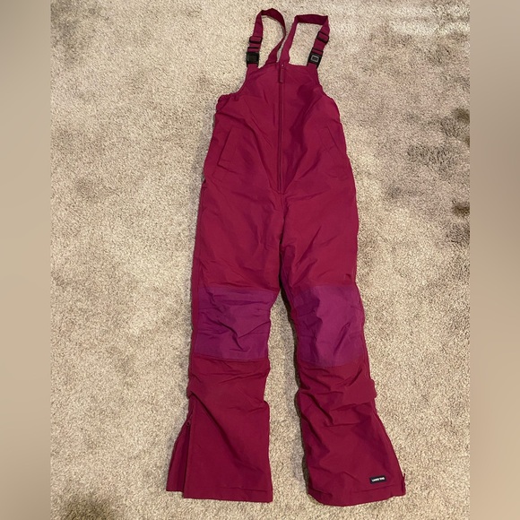 Lands End Snow Pants Overalls Girls Medium - Picture 1 of 4